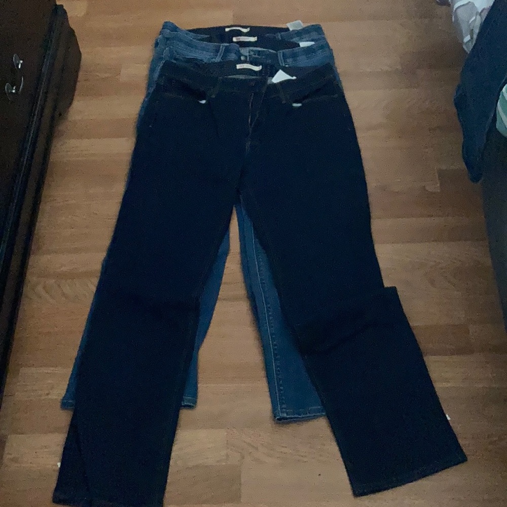3 pair of levi’s